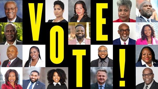 Some of the many candidates running in Detroit's 2021 primary election. - COURTESY PHOTOS