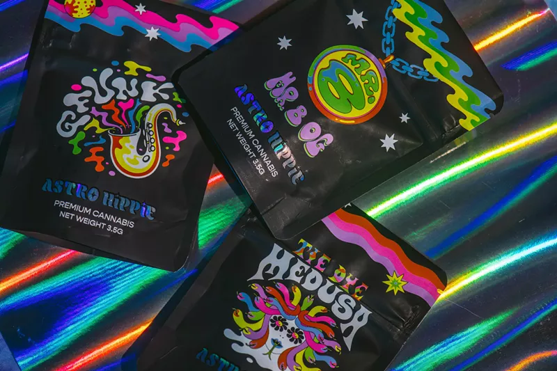 GRiZ's new cannabis line, Astro Hippie. - COURTESY PHOTO