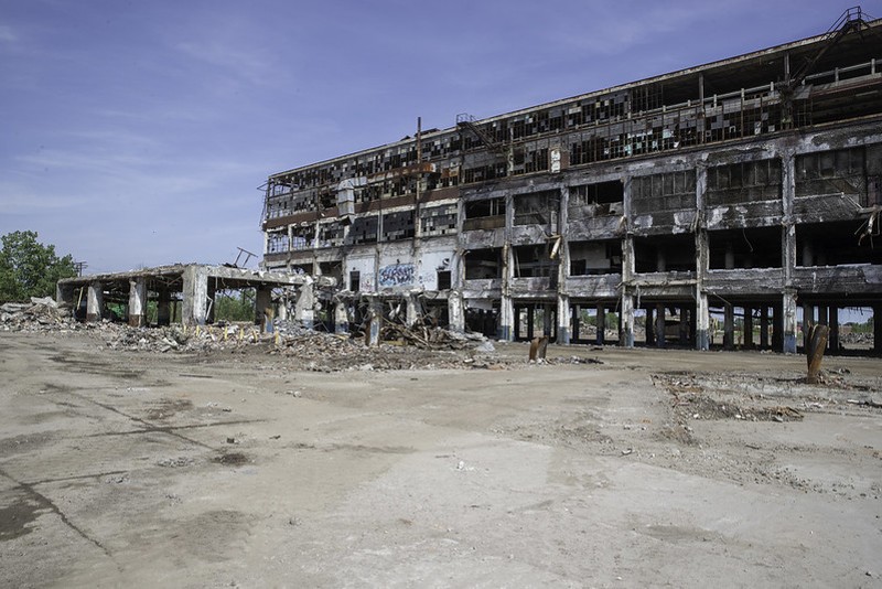 The Cadillac Stamping Plant on on Detroit's east side was demolished this summer. - CITY OF DETROIT