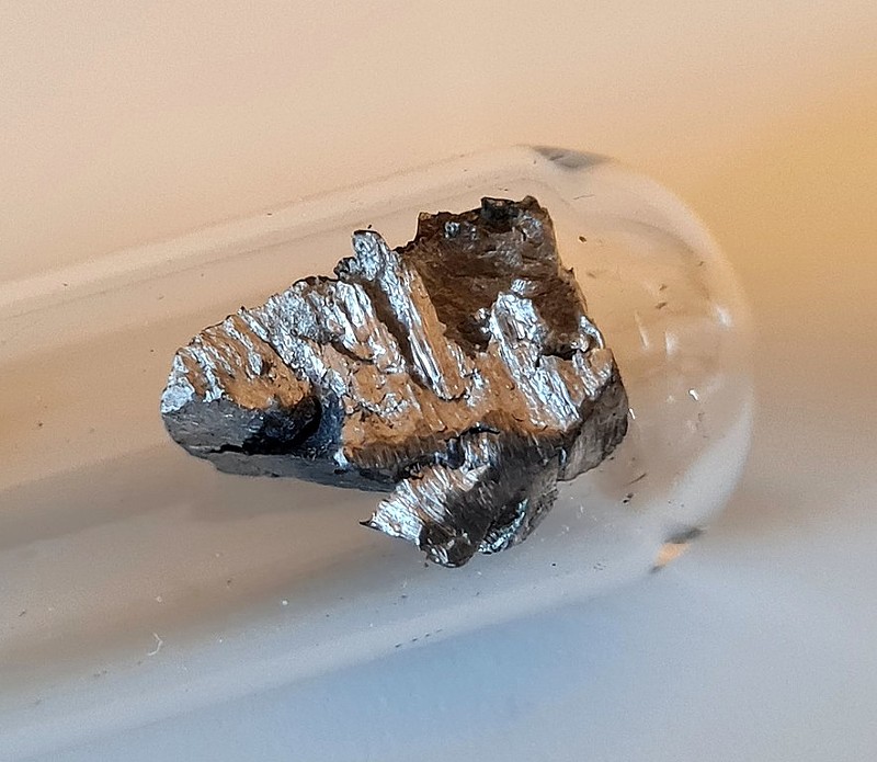 Elemental neodymium, a rare earth metal. - TOBIAS MEINTS / WIKIMEDIA COMMONS