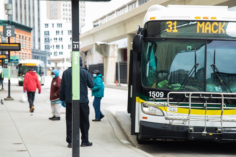 COVID-19 has caused service disruptions in Detroit's bus system. - CITY OF DETROIT
