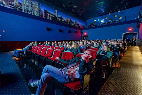 Ann Arbor Film Festival screening room. - DOUG COOMBE