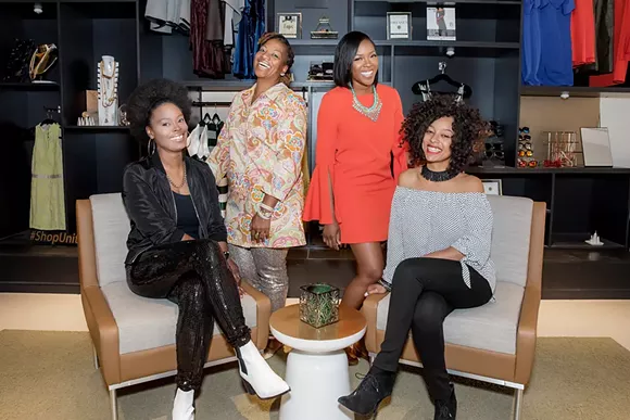 Left to right: Jordette Singleton, Deidra Hogue, Brittany Chanel, and Shannon Reaves. - MARC NADER