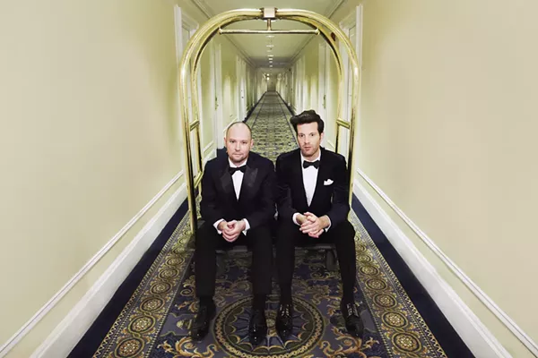 Jake One and Mayer Hawthorne are Tuxedo. - DOUG COOMBE