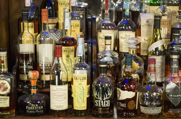 The Painted Lady's whiskey selection - TOM PERKINS