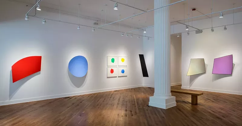 Matthew Hawtin's work, currently on view at the David Klein Gallery. - R.H. HENSLEIGH
