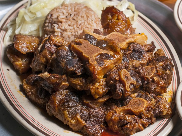 Oxtail at Rono's. - PHOTO BY TOM PERKINS