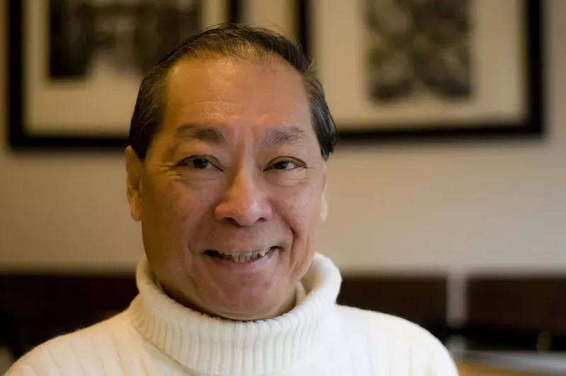 “Try a really small, tiny bite. Even just a small bite is pretty good. Try everything. If you don’t like it, it’s not your fault. But if you never tried it, and you don’t realize you like it, whose fault is that?” —Raymond Wong - TOM PERKINS