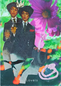 Lovers: "The Lovers" from Casey Rocheteau's Shrine of the Black Medusa tarot deck, available for purchase through her website. Image courtesy of Casey Rocheteau. - COURTESY OF CASEY ROCHETEAU