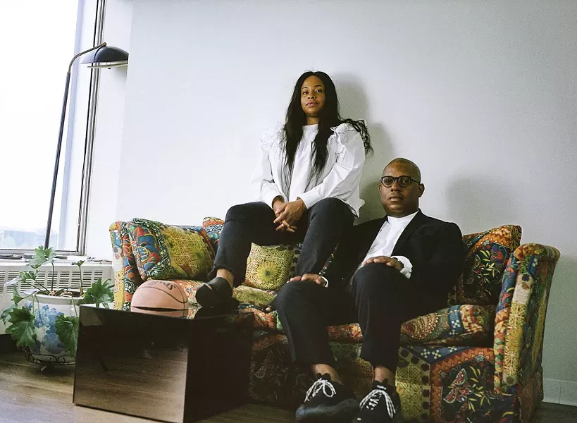 Aleiya Lindsey and Amani Olu, co-founders of Detroit Art Week. - JAY ADAMS