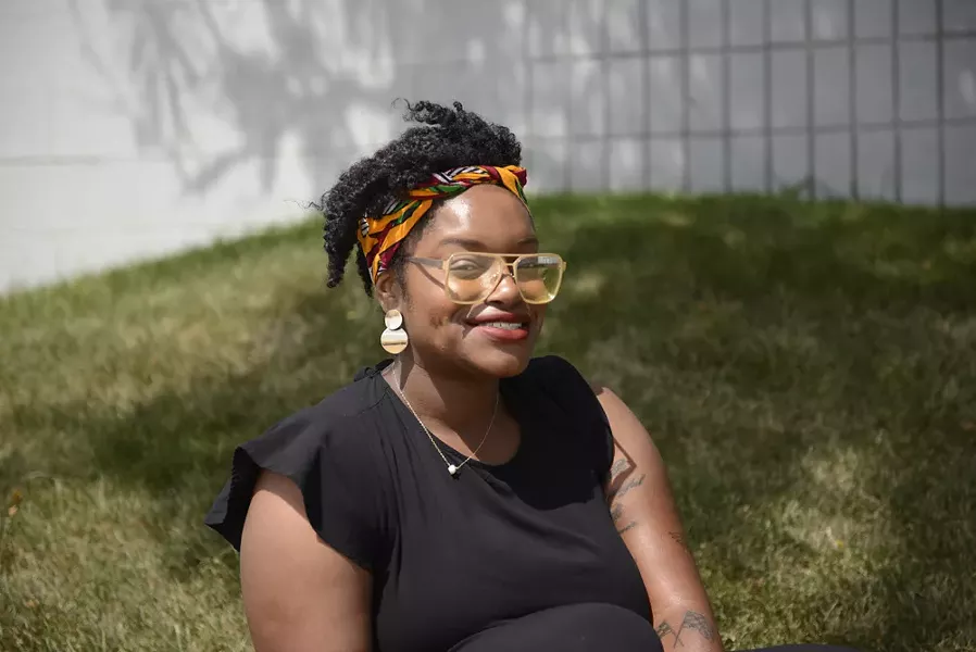 Fashion eyewear entrepreneur Ashley Addrow-Pierson. - JERILYN JORDAN