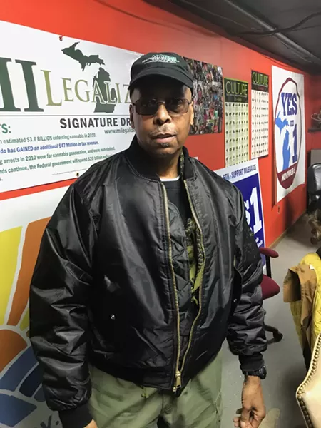 Joe White, director of Detroit NORML. - LARRY GABRIEL