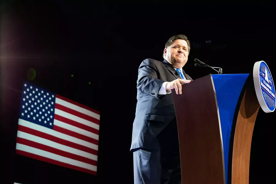 Pro-pot Illinois Gov. J.B. Pritzker. - VISHESH ANAND/ILLINOIS PUBLIC MEDIA/CC