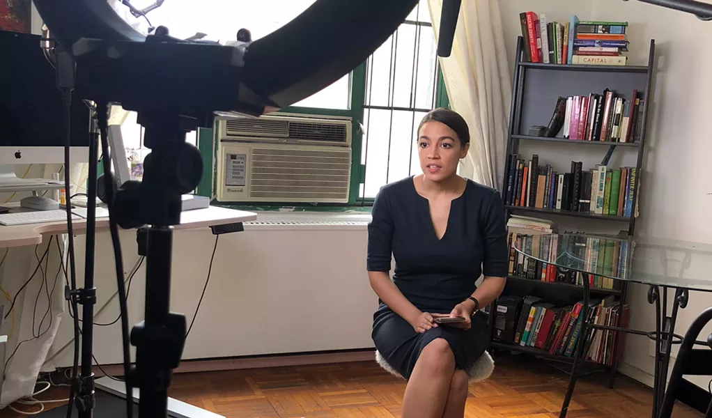 Means of Production made a name for themselves with a smart campaign spot for U.S. Rep. Alexandria Ocasio-Cortez. Now they’re launching a leftist streaming service with Means TV. - COURTESY OF MEANS TV