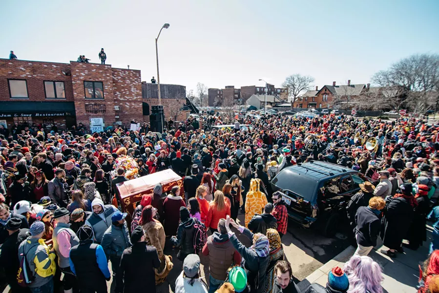 Detroit’s Marche du Nain Rouge parade draws thousands. - COURTESY PHOTO