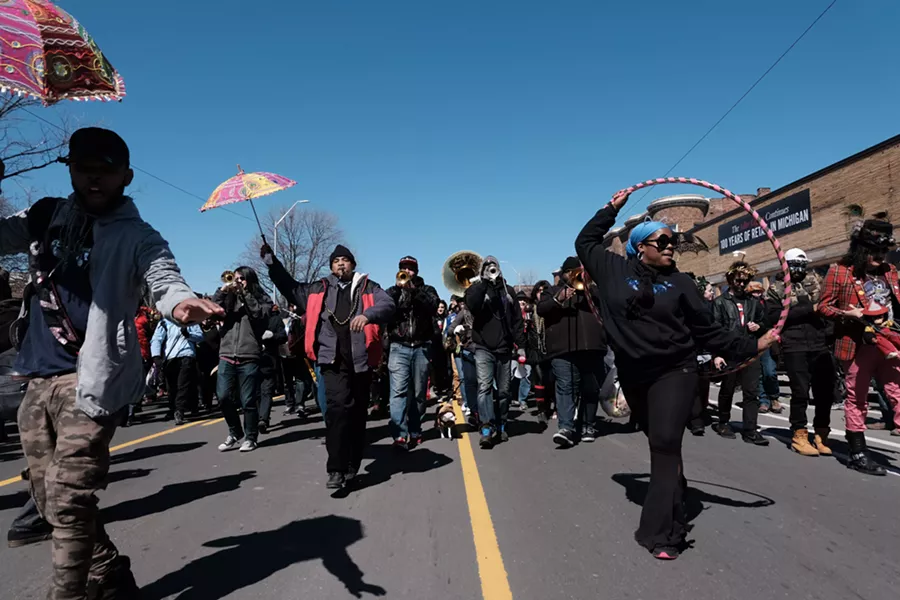 Marche du Nain Rouge. - COURTESY OF MARCHE DU NAIN ROUGE