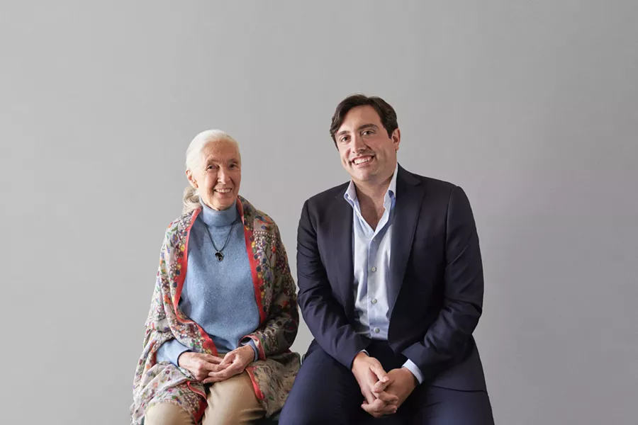 Dr. Jane Goodall and Neptune Wellness Solutions CEO Michael Cammarata partner to co-develop natural health and wellness products under the Forest Remedies brand. - CNW GROUP/NEPTUNE WELLNESS SOLUTIONS INC.