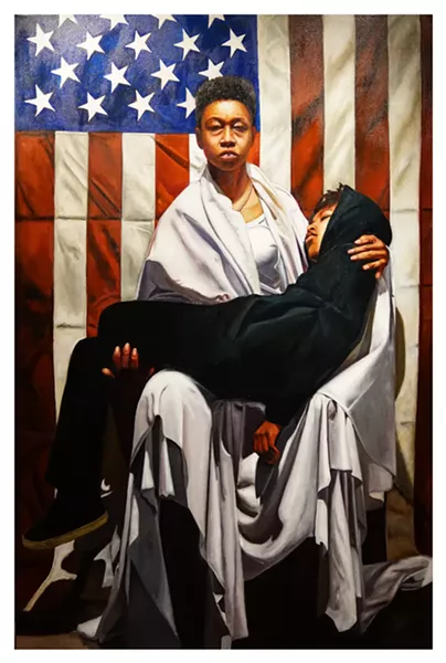 “Pieta,” by Tylonn Sawyer.