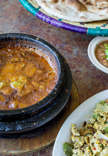 The most important meal can be gallabah and mathlooth from Sheeba Restaurant. - PHOTO BY JACOB LEWKOW.