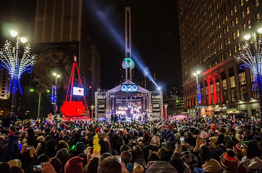 Meridian Motor City NYE - The Drop - PHOTO BY DAVID GRAFF
