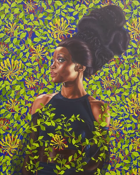 Kehinde Wiley, "Shantavia Beale II." - COURTESY PHOTO.