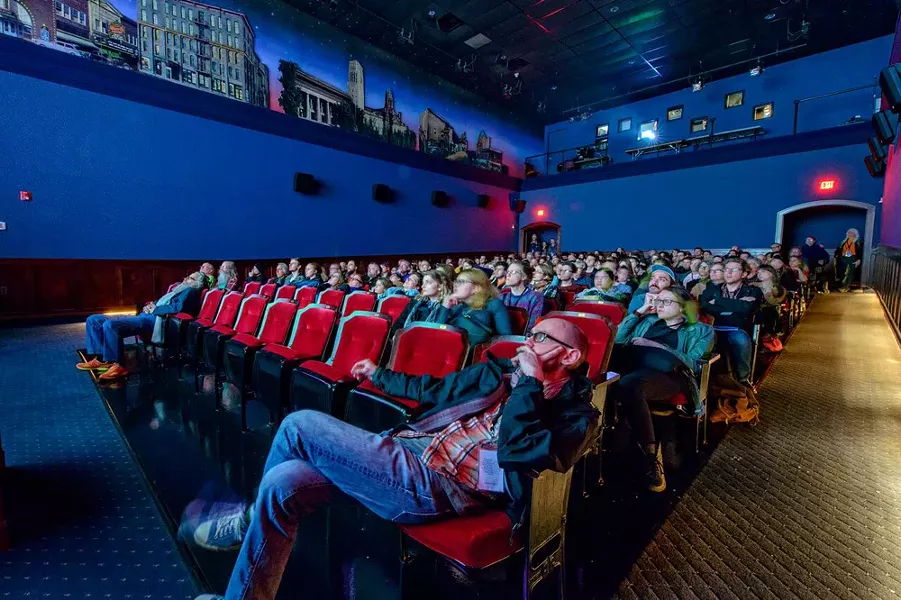 Ann Arbor Film Festival screening room. - DOUG COOMBE