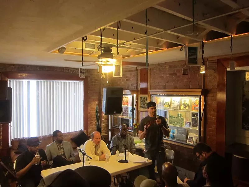 Underground Resistance co-founder Mike Banks outlines a pair of proposals to turn drag racing and techno into economic drivers for Detroit. - PHOTO BY RAPHAEL MERRIWEATHERS JR.