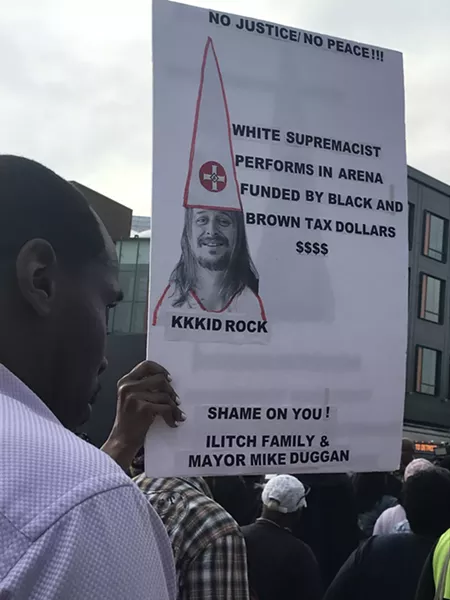Some found bad optics in having the former Confederate flag-waving, Black Lives Mater critic Kid Rock perform the first six shows at the taxpayer-subsidized Little Caesars Arena. - JERILYN JORDAN
