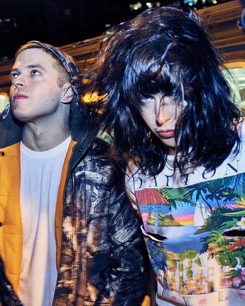 Derek Miller, left, and Alexis Krauss of Sleigh Bells. - COURTESY PHOTO