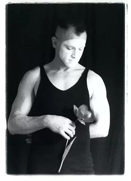 Portrait of the artist as a young mime (1990). - RICK BIELACZYC