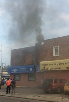 Hamtramck's Aladdin Sweets and Cafe catches fire