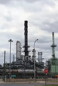 The Marathon tar sands refinery in Southwest Detroit.
