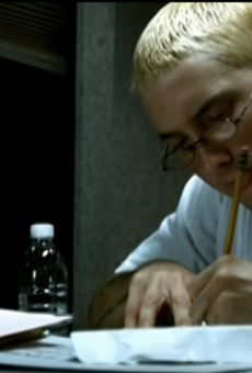 Eminem finally writes back his crazed fan in 2000's video for "Stan."