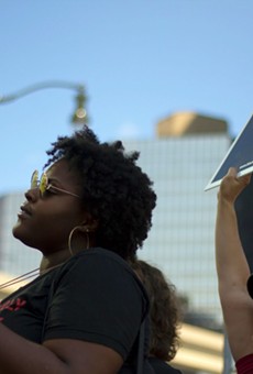 Black Lives Matter rally in 2017.