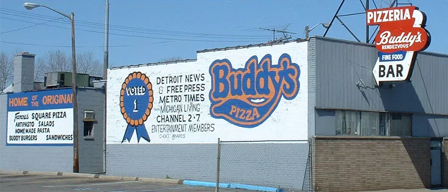 buddy s pizza is selling its original location table and bar