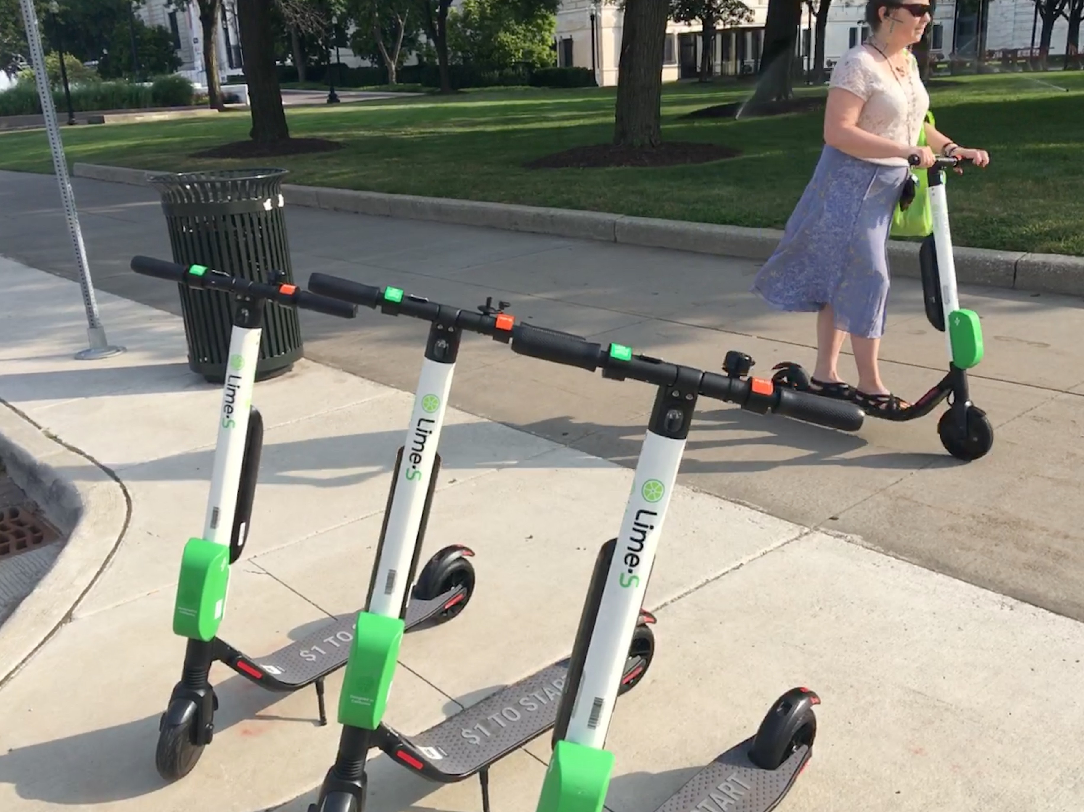 lime electric scooter