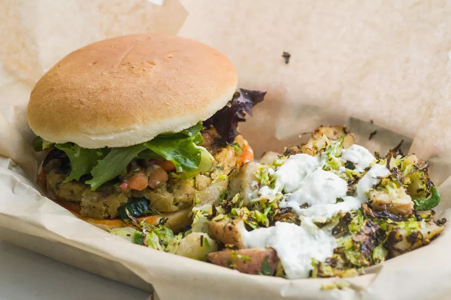 Southwest burger from Unburger. - TOM PERKINS