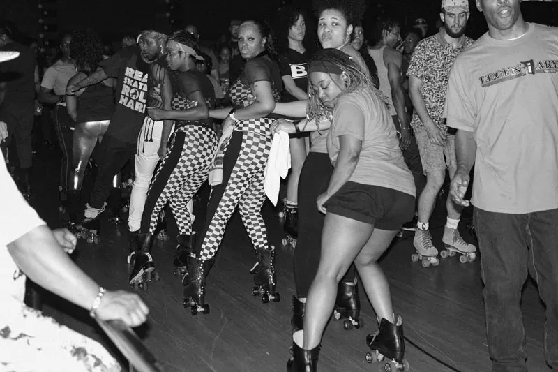 The biennial Soul Skate at Detroit’s Northland Roller Rink, the “Big House” of Detroit skating. - JOSHUA WOODS FOR CARHARTT WIP