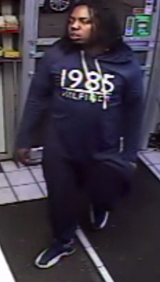 Surveillance footage of shooting suspect Davevion Dawson. - DPD