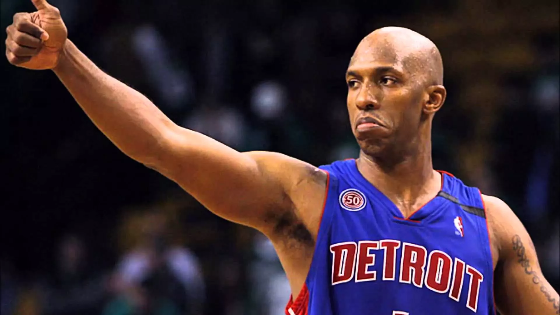 chauncey billups pistons jersey