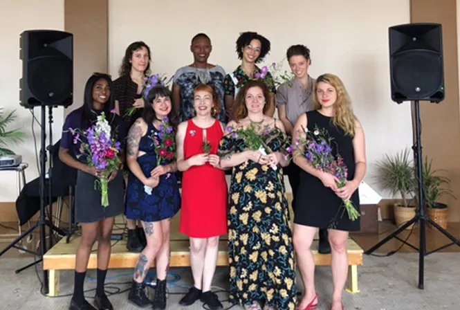 Top row: Nikki Roach, Nandi Comer, Sophia Softky, Augusta Morrison. Bottom row: Dina Bankole, Aaron Gooch, Tina Louise, Rachel Thompson, Linda Jordan. - Alissa Shelton - COURTESY PHOTO
