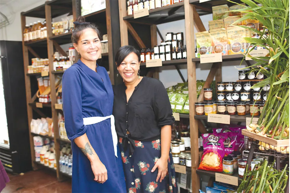 Kiki Louya and Rohani Foulkes from the Farmer’s Hand in Corktown. - COURTESY PHOTO