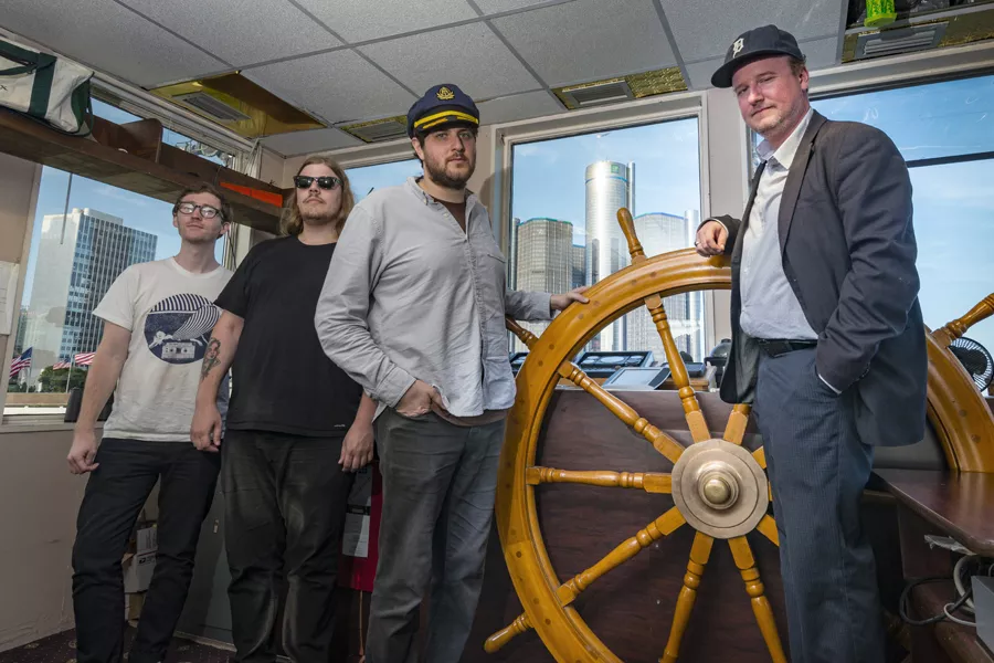 Protomartyr, from left: Alex Leonard, Scott Davidson, Greg Ahee, and Joe Casey. Doug coombe - DOUG COOMBE