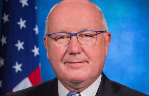 Michigan right-winger Pete Hoekstra has loved shooting his mouth off with tall tales about the deeds of Muslim extremists. That's catching up with him this week in his native Netherlands. - PHOTO COURTESY UNITED STATES DEPARTMENT OF STATE