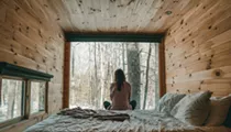 We want to get murdered in these cute WiFi-less cabins with phone lock boxes in western Michigan