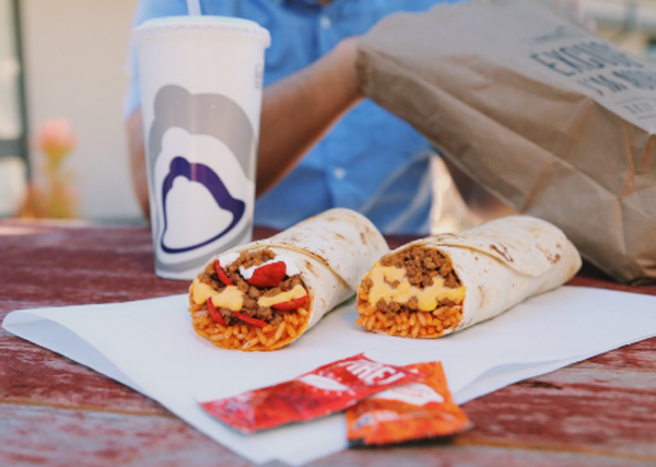 Taco Bell Cheesy Double Beef Burrito Burrito Walls