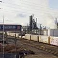 Marathon’s oil refinery in Southwest Detroit. Marathon’s oil refinery in Southwest Detroit.