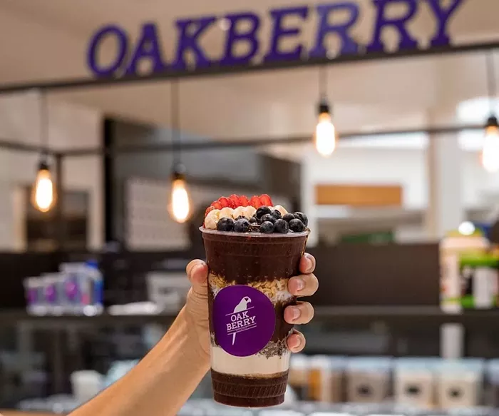 Parfait à l'açai d'Oakberry - PHOTO AVEC L'AUTORISATION DU MALL AVENTURA