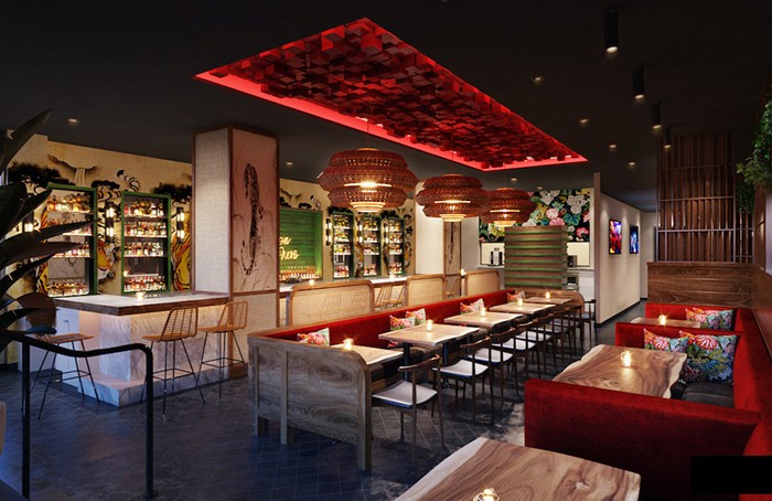 A rendering of Jia, the upscale Chinese-American restaurant and dinner club opening in Miami's South of Fifth neighborhood. - PHOTO COURTESY OF JOHNNIE WALKERUSBS