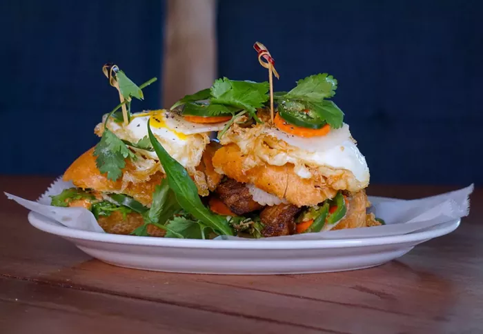 The breakfast báhn-mì from Phuc Yea is part of its new brunch menu rollout. - PHOTO COURTESY OF PHUC YEA